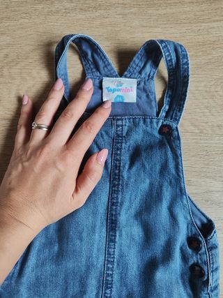 Salopette in Jeans neonato