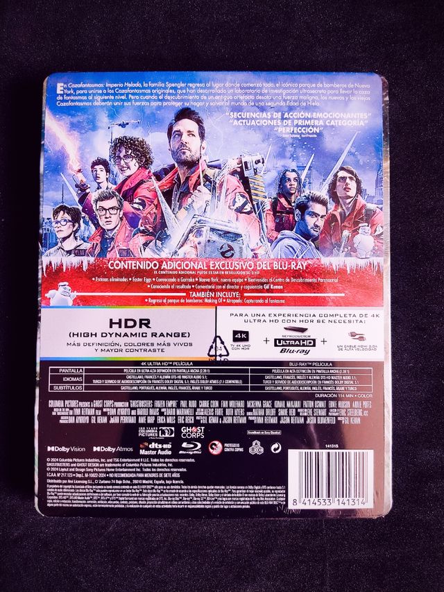 GHOSTBUSTERS ICE EMPIRE STEELBOOK