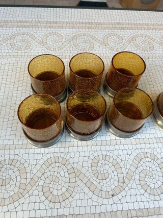 Set vintage bicchieri/portaghiaccio