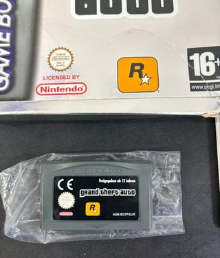 Game Boy Advance Grand Theft GTA.