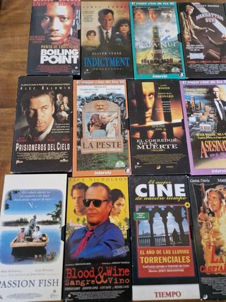 Pack 27 películas de los 90. VHS.