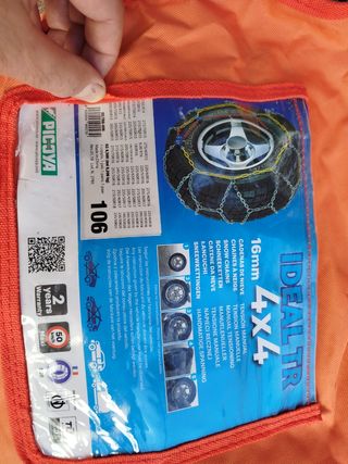Cadenas todoterreno 4x4 o autocaravana