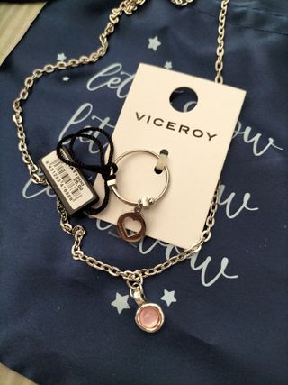 Lote anillo y colgante Viceroy 