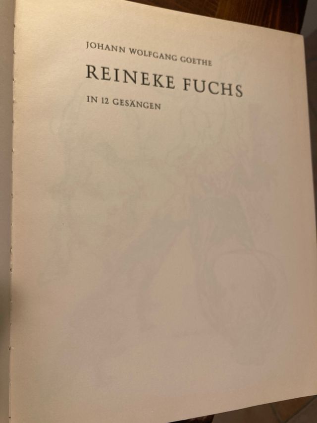 Libro Goethe Steinel: Reineke Fuchs in 12 Gesängen