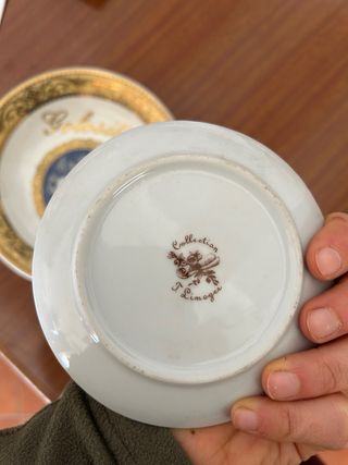 Piatti Limoges (2 placcati d’oro)
