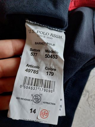 U.s. polo assn taglia 14 anni ragazzo