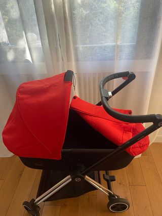 Cybex Mios Rojo (carrito+capazo+chbasquero)