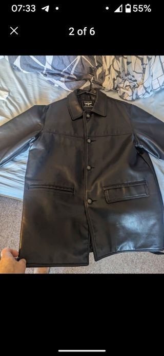 Chaqueta de Cuero italiano