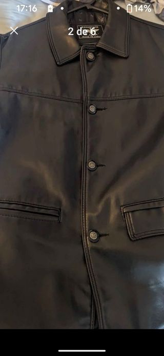 Chaqueta de Cuero italiano