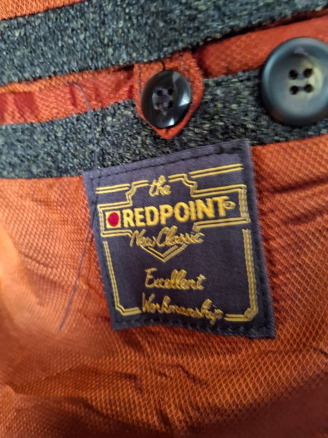 Giacca uomo in panno verde taglia 56.