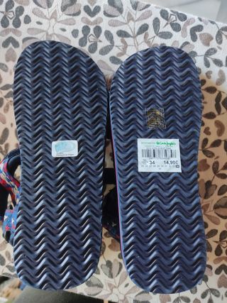 Chanclas niño num 34