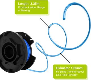 6x Hilo Desbrozadora para Cortadora de Ryobi One+