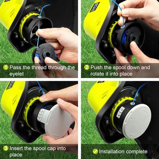 6x Hilo Desbrozadora para Cortadora de Ryobi One+