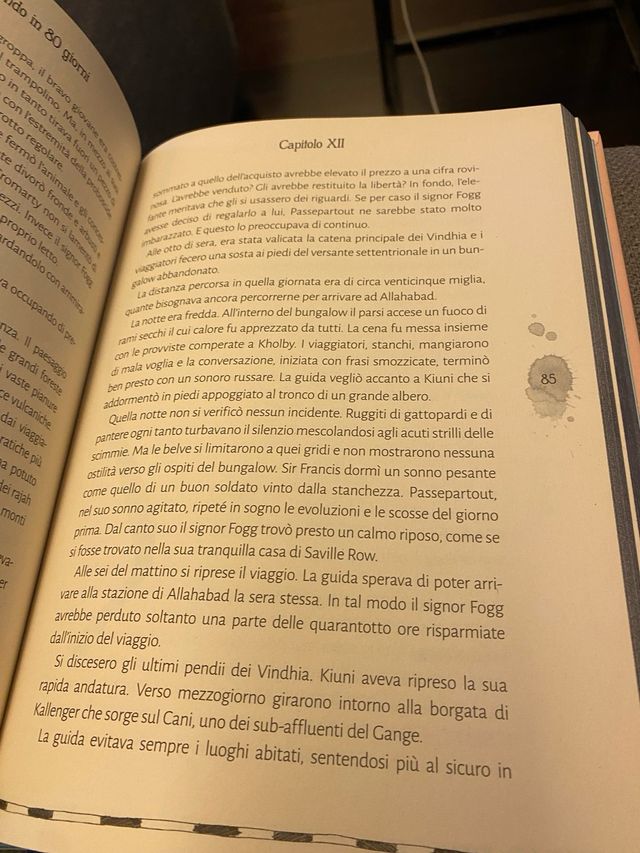 Libro “il giro del mondo in 80 giorni”