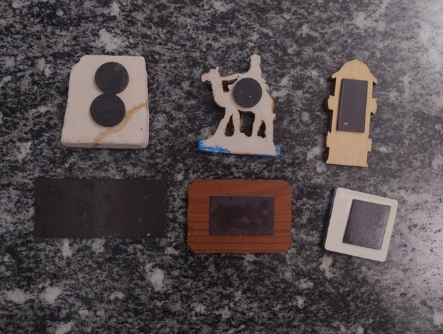 Set 6 calamite vari luoghi + Papa