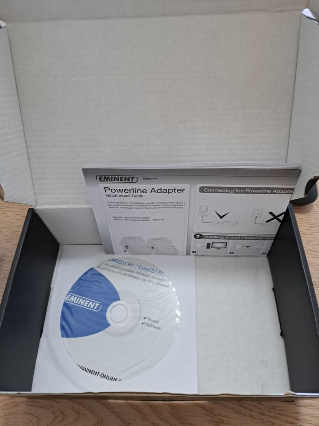 Adaptador Powerline 500Mbps Ethernet