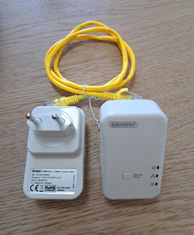 Adaptador Powerline 500Mbps Ethernet