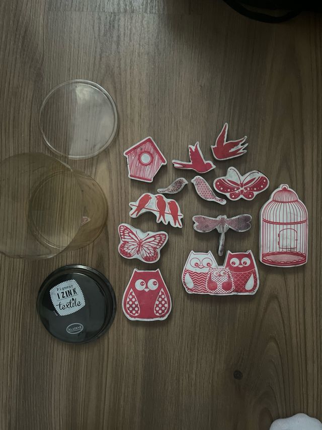 sellos para tinta textil