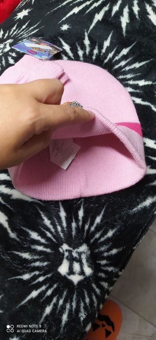 Cappellino e guanti bambina Princess