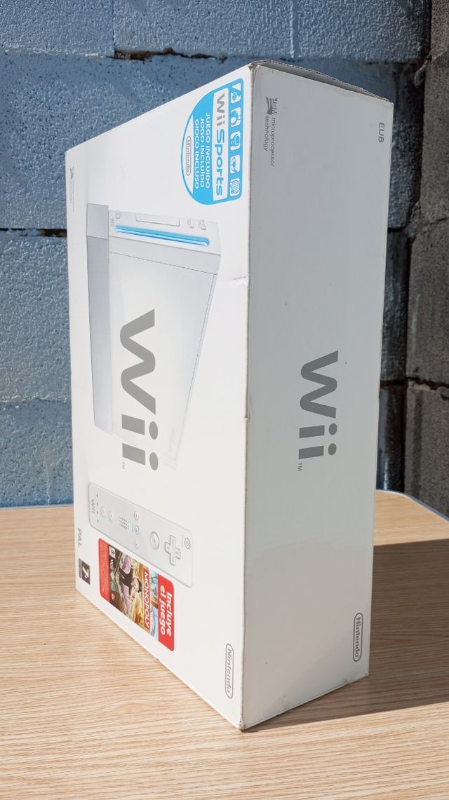 Caja de la consola Wii