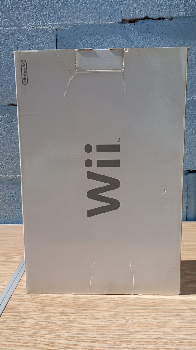 Caja de la consola Wii