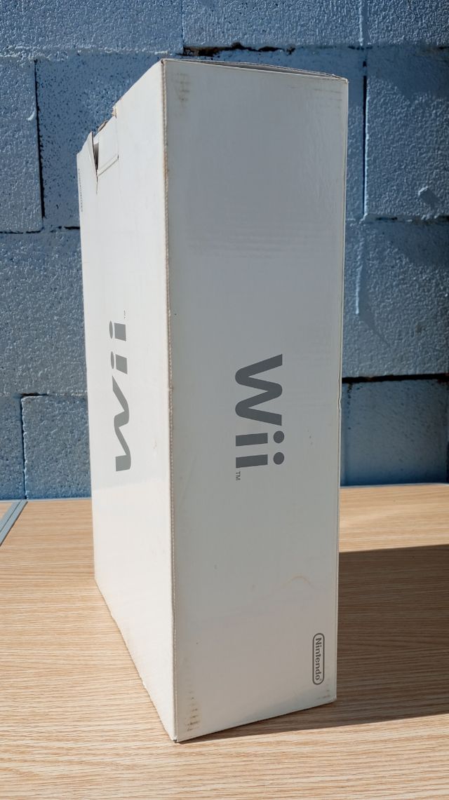 Caja de la consola Wii