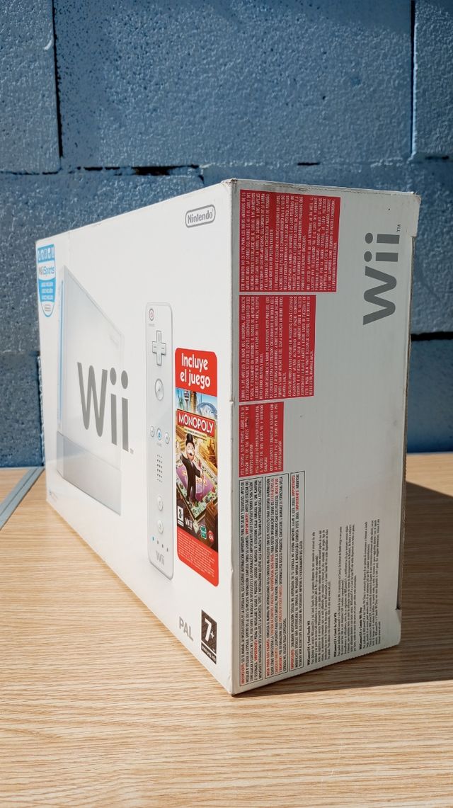 Caja de la consola Wii