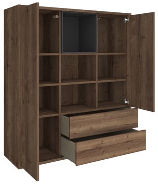 Mesa y aparador alto colección FRAME