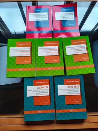 Temario Seguridad social 2024 MUR + TEST (7 libros