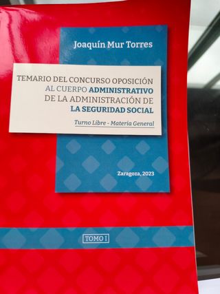 Temario Seguridad social 2024 MUR + TEST (7 libros