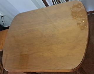CONJUNTO MESA SALÓN Y 6 SILLAS
