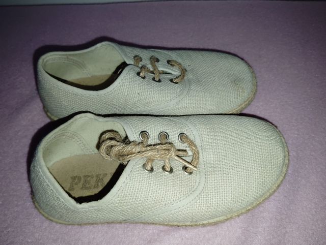 Zapatos de lino niño 