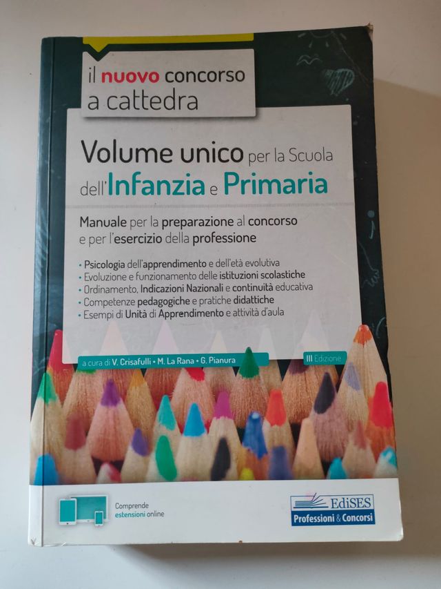 Volume unico per la sciuola dell'infanzia e primar