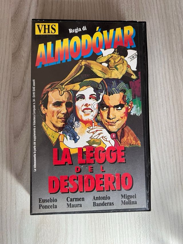Vhs film La legge del desiderio