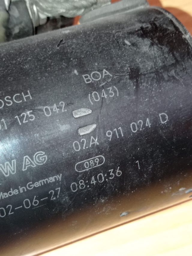 Motor de arranque Seat León Diésel 2004. Bosch. 