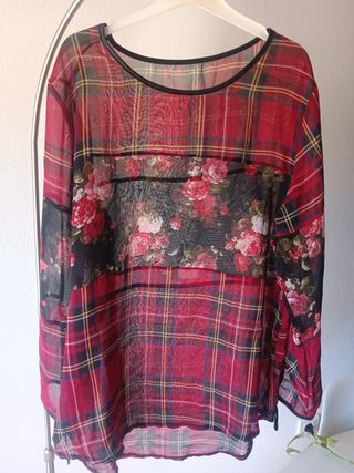 Blusa de gasa
