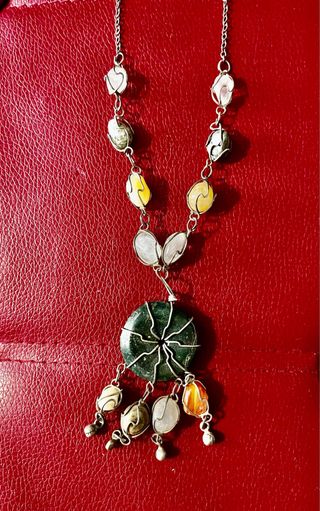 Collana pietre preziose e ciondoli