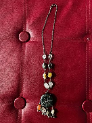 Collana pietre preziose e ciondoli