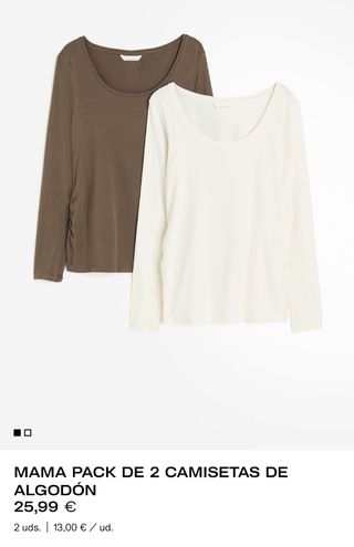 Lote ropa premamá H&M (7 prendas)