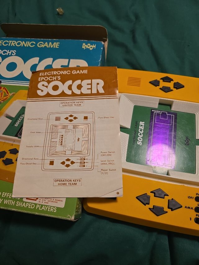 Electronic game soccer