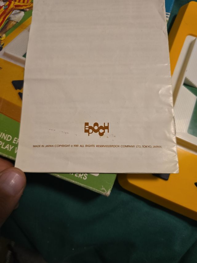 Electronic game soccer