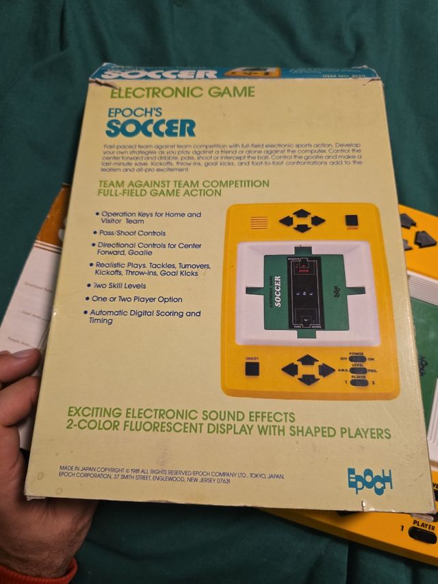 Electronic game soccer