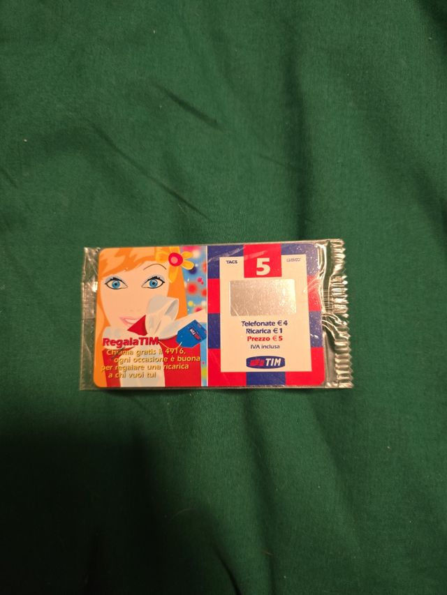 Ricarica Tim 5€ anno 2006