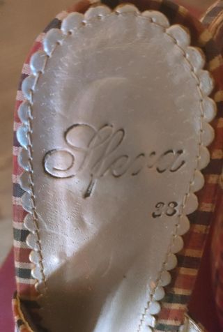Zapatos de tacón 👠 cuadros 
