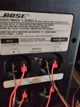 Bose 3,2,1 Altavoces