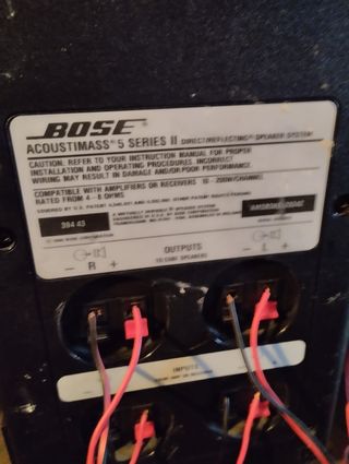 Bose 3,2,1 Altavoces