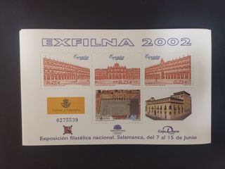 Sello H.B EXFILNA 2002 Salamanca