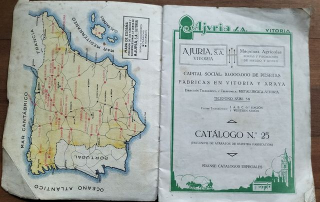 Catálogo n° 25 maquinas agrícolas Ajuria