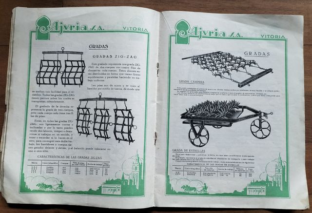 Catálogo n° 25 maquinas agrícolas Ajuria