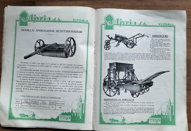 Catálogo n° 25 maquinas agrícolas Ajuria